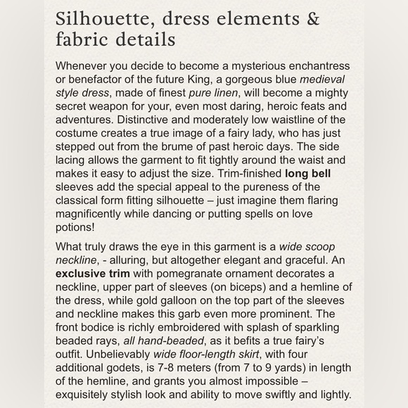 ARMSTREET Lady of the Lake GREEN dress - Picture 7 of 9